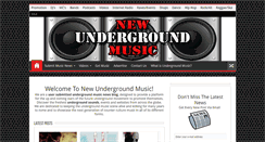 Desktop Screenshot of newundergroundmusic.com